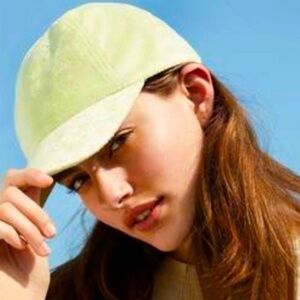 URBAN OUTFITTERS SUEDE Stylish Light Sage green Cap.